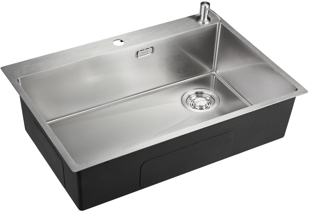 Фото товара: Emar EMB-660(TOP) PVD Nano Satin, мойка, нержавеющая сталь, сатин