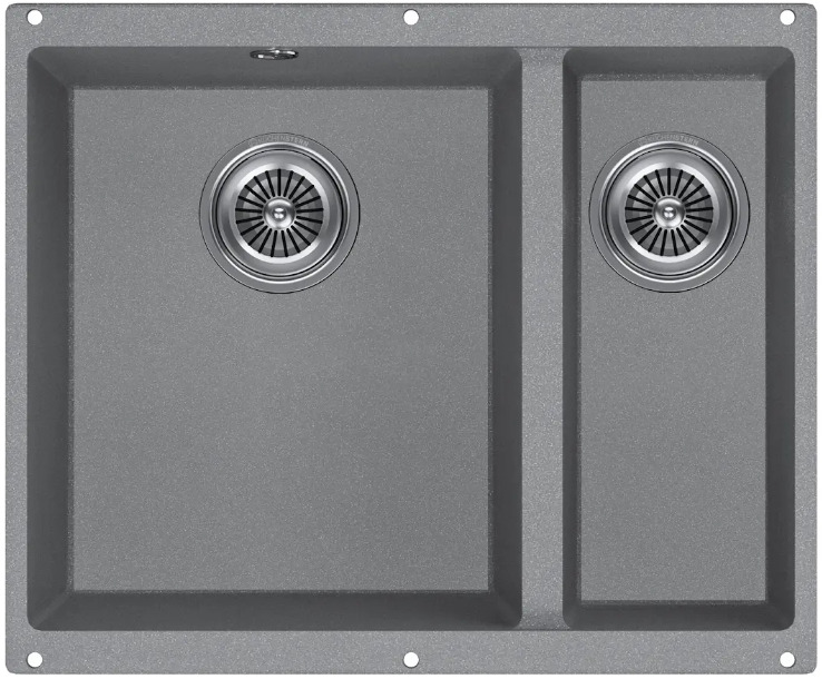 Фото товара: KUCHENSTERN UNDER 60-2, мойка, гранит, титан