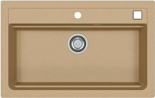 Фото товара: ALVEUS GRANITAL ATROX 40 BEIGE - G55, мойка, гранит, бежевый (в комплекте с сифоном 1132823)