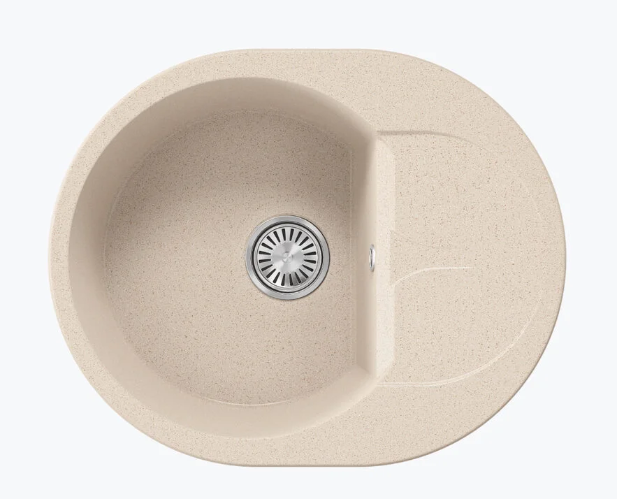 Фото товара: Polygran ATOL-620, мойка, мрамор, кремовый 327