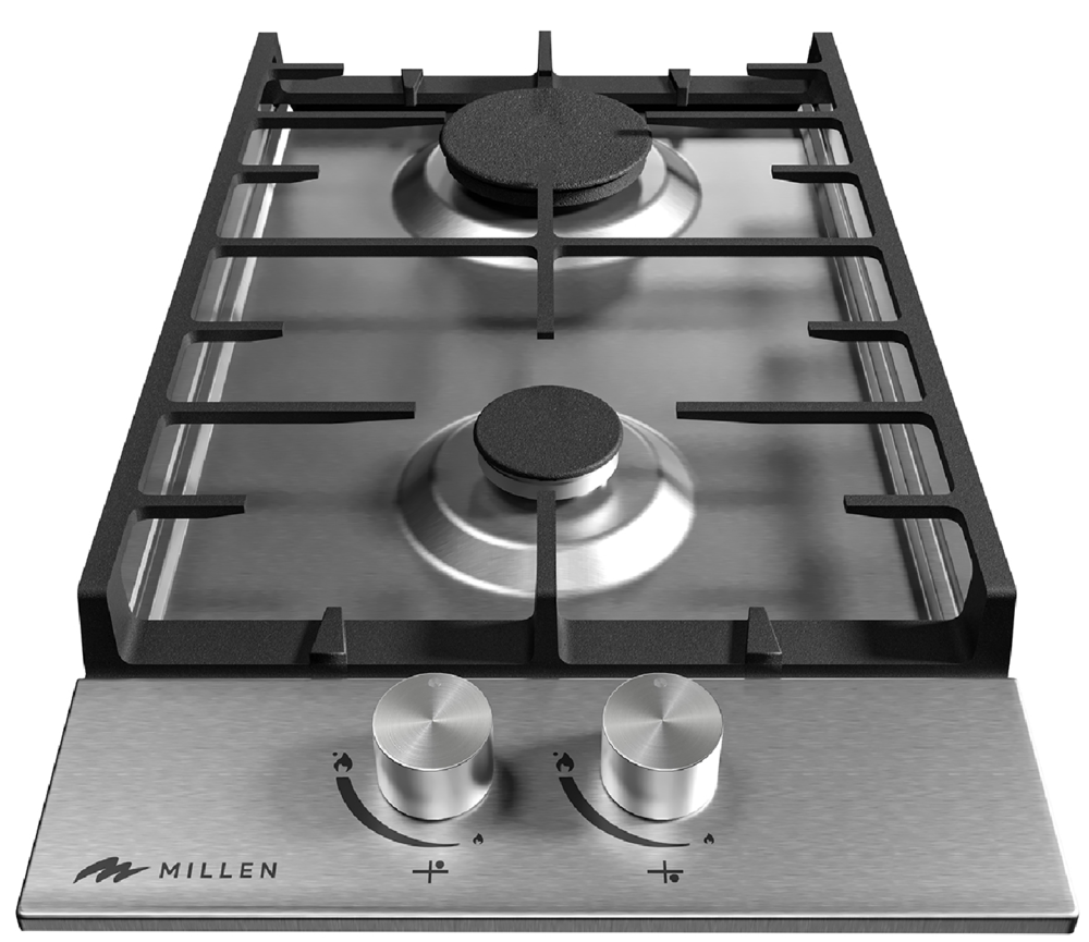 MILLEN MGH 301 IX Детальное фото товара: MILLEN MGH 301 IX газовая поверхность