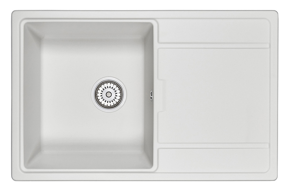 Фото товара: GRANULA 7804 мойка, гранит, арктик (белый)