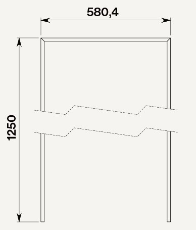Детальное фото товара: Falmec комплект для удлинения EUROPA ISOLA 175 BLACK