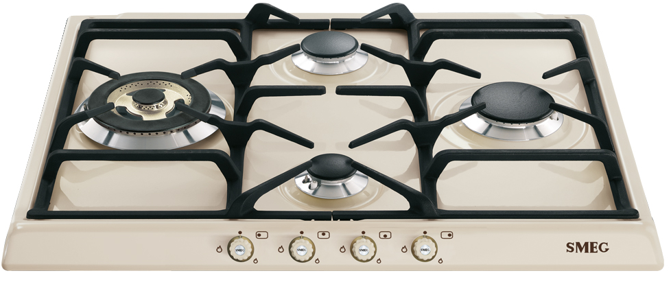 Smeg SR764PO Детальное фото товара: Smeg SR764PO газовая поверхность