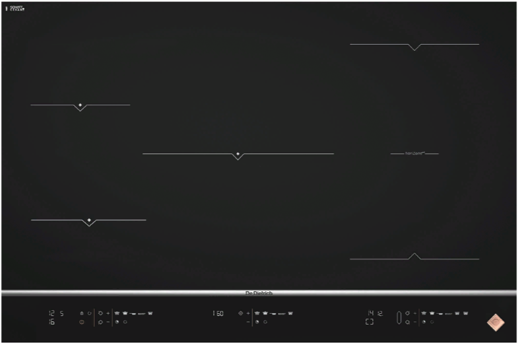 Фото товара: De Dietrich DPI7878X индукционная поверхность