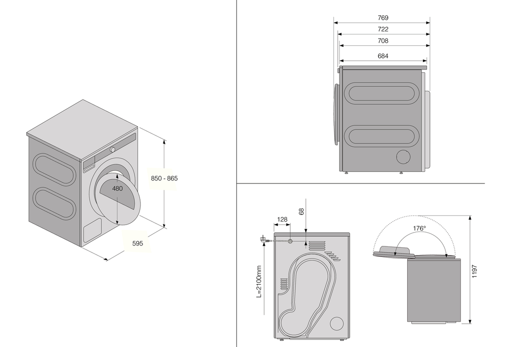 ASKO T210H.W.P Детальное фото товара: ASKO T210H.W.P