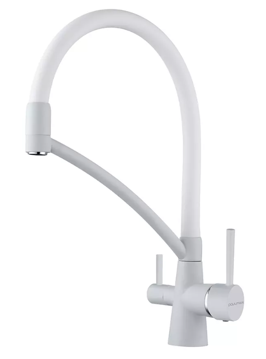 Фото товара: Paulmark SIEGEN, смеситель, белый матовый