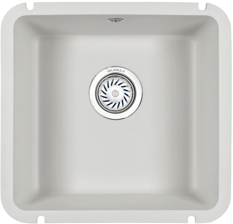 Фото товара: GRANULA 3801 мойка, гранит, арктик (белый)