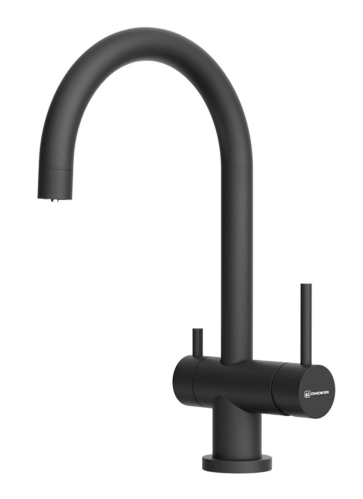 Omoikiri Yamada-P-BL, смеситель, гранит, черный Детальное фото товара: Omoikiri Yamada-P-BL, смеситель, гранит, черный