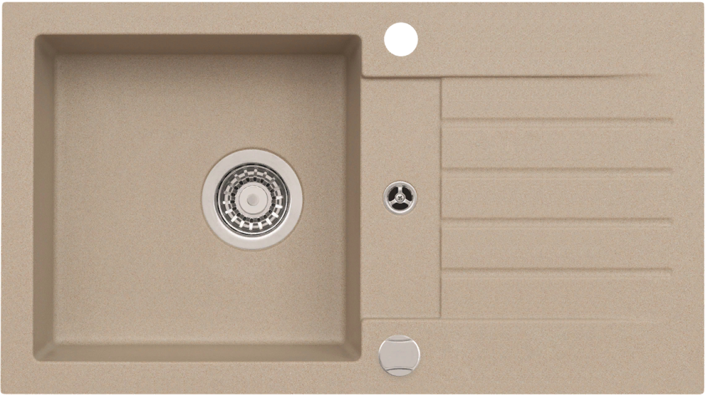 Фото товара: ALVEUS GRANITAL GENESIS AMARO 130 G55, мойка, гранит, бежевый