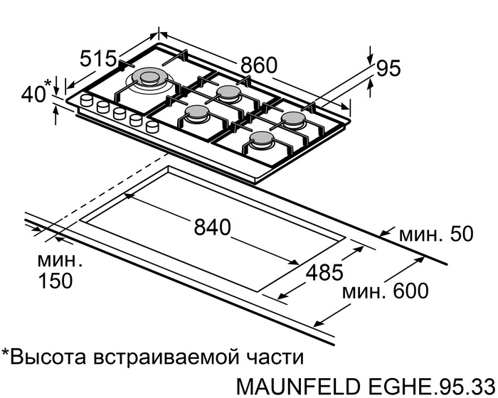 Схема встраивания