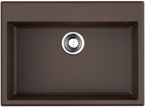 Фото товара: Omoikiri Tedori-68-DC, мойка, гранит, темный шоколад