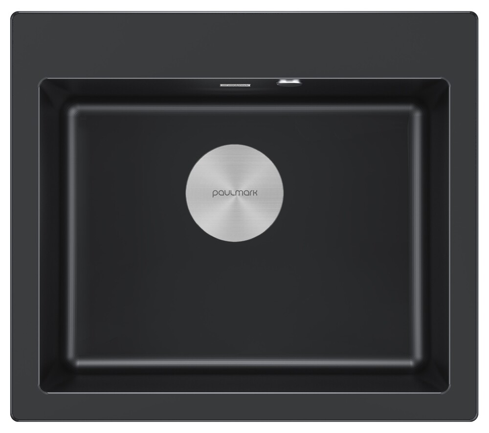 Фото товара: Paulmark KANTE 60, мойка, гранит, черный металлик