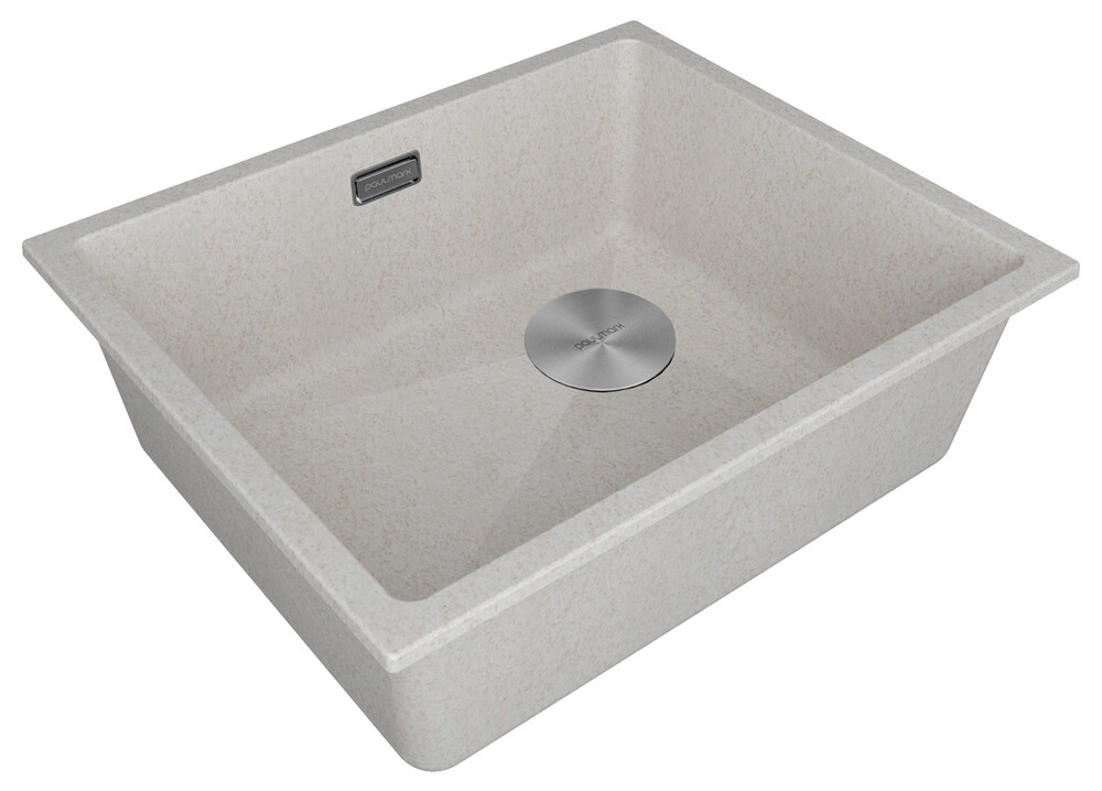 Детальное фото товара: Paulmark LUMI 55UNI-SKEW, мойка, гранит, бежевый