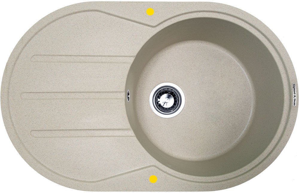 Фото товара: Zigmund & Shtain KREIS OV 770B, мойка, речной песок