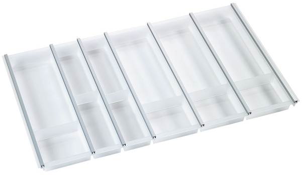 Детальное фото товара: Ninka Cuisio Aqua 900, Innotech Hettich, лоток для столовых приборов, белый