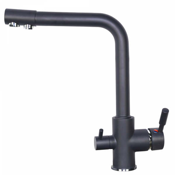 Фото товара: Zigmund & Shtain ZS 1300, смеситель, черный базальт