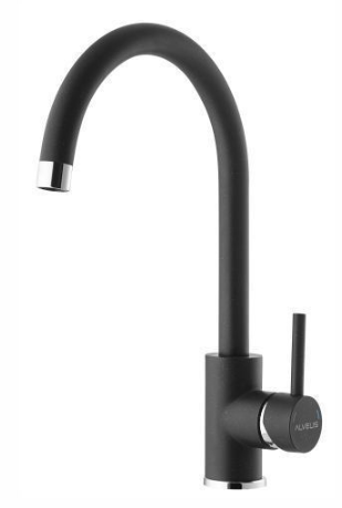 ALVEUS ROXA G91 CARBON, смеситель, гранит, карбон Фото товара: ALVEUS ROXA G91 CARBON, смеситель, гранит, карбон