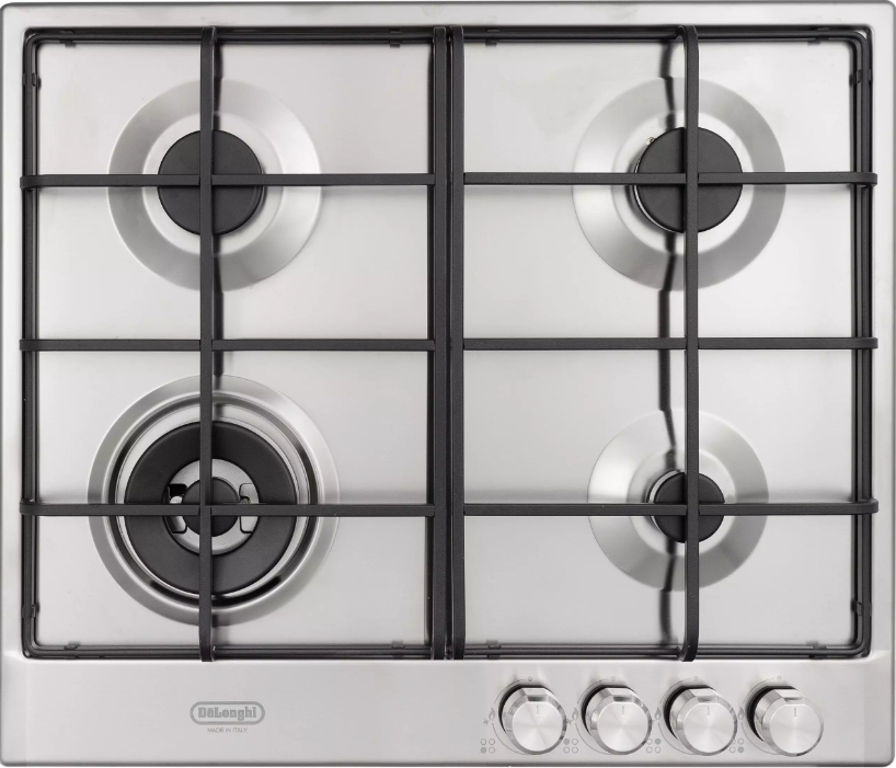 Фото товара: DeLonghi SLF 460 LX RUS газовая поверхность