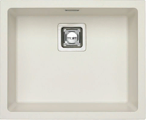 Фото товара: ALVEUS QUADRIX 50 GRANITAL+ ARCTIC-G11M, мойка, гранит, белый (в комплекте с сифоном 1133398)