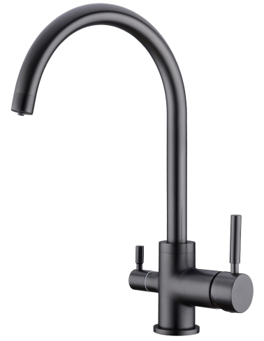 Фото товара: Emar ECB-3007 PVD Dark, смеситель, вороненая сталь