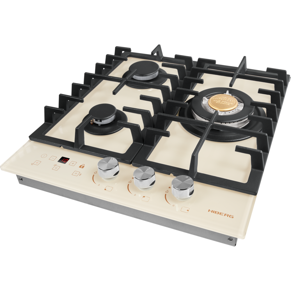 HIBERG VM 4535 Y Детальное фото товара: HIBERG VM 4535 Y газовая поверхность