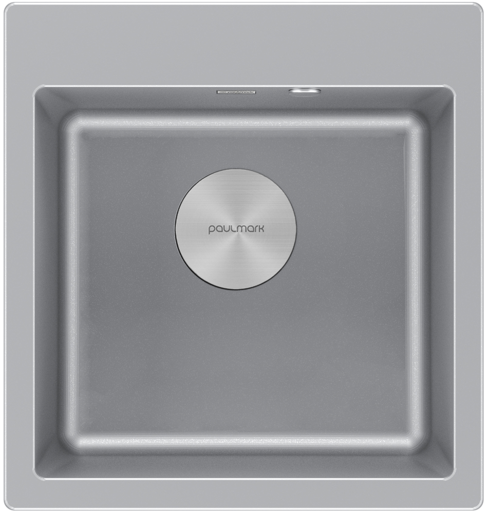 Фото товара: Paulmark KANTE 50, мойка, гранит, серый металлик