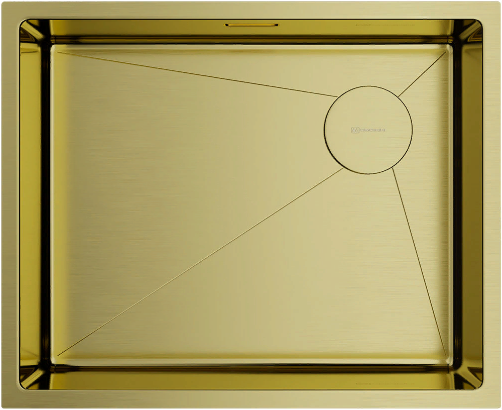 Omoikiri Taki 54-U/IF-LG Side SF, мойка, нержавеющая сталь/светлое золото Детальное фото товара: Omoikiri Taki 54-U/IF-LG Side SF, мойка, нержавеющая сталь/светлое золото