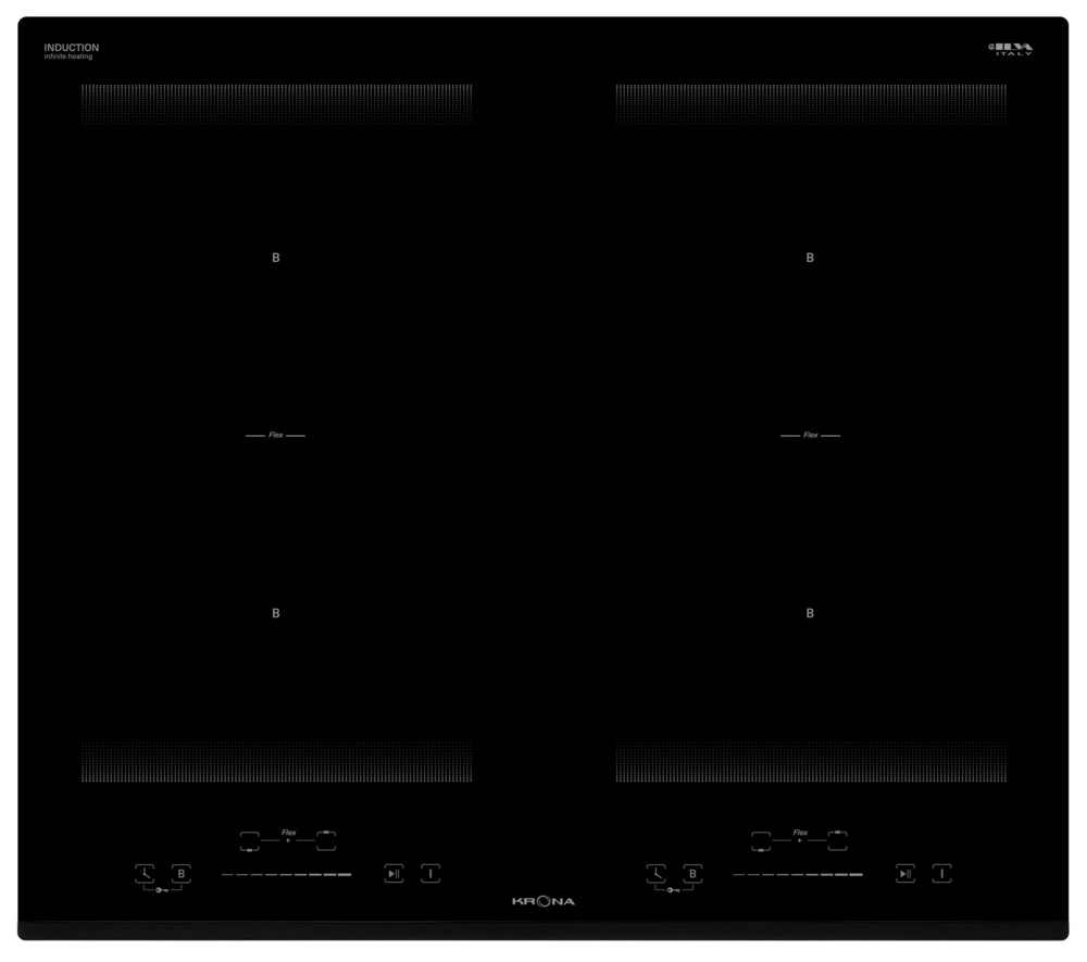 Фото товара: Krona ETERNO 60 BL индукционная поверхность
