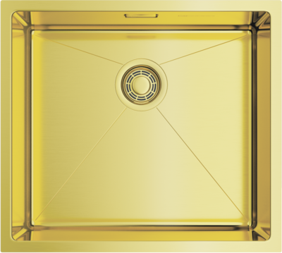 Детальное фото товара: Omoikiri Taki 49-U/IF-LG, мойка, нержавеющая сталь/светлое золото 