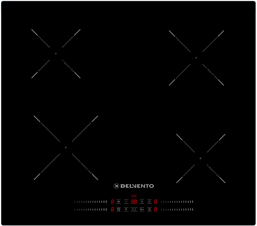 Фото товара: Delvento V60I74S120 индукционная поверхность