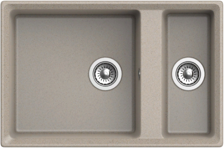 Фото товара: GranFest LEVEL GF-LV-760K, мойка, мрамор, песочный