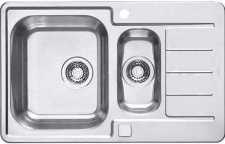 Фото товара: ALVEUS LINE MAXIM 70 FS SAT-90, мойка, нерж.сталь (в компл. с сифоном 1127257)