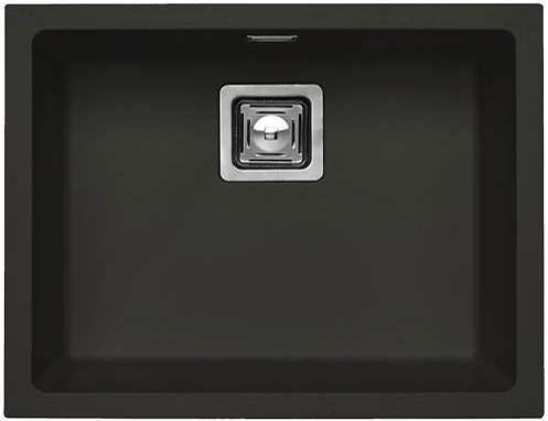Фото товара: ALVEUS QUADRIX 50 GRANITAL+ DEEP BLACK-G9, мойка, гранит, черный (в комп.с сифоном 1133398)