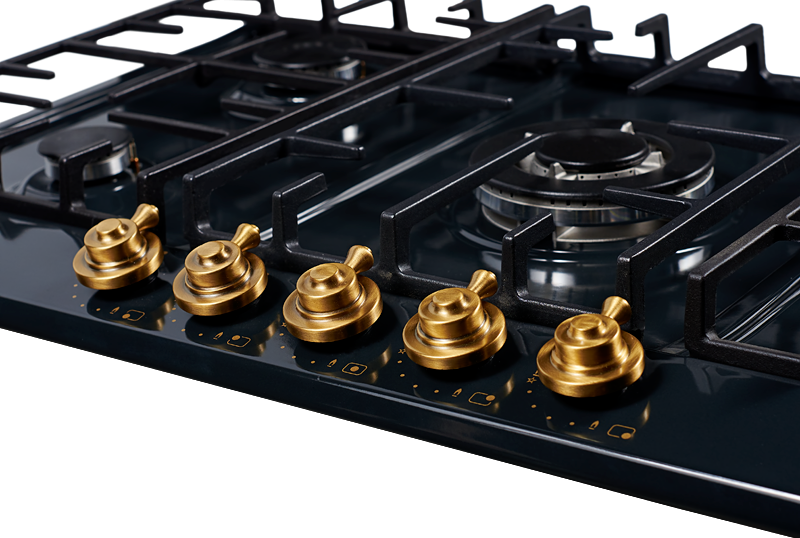 Детальное фото товара: Kuppersberg FV9TGRZ ANT Bronze газовая поверхность