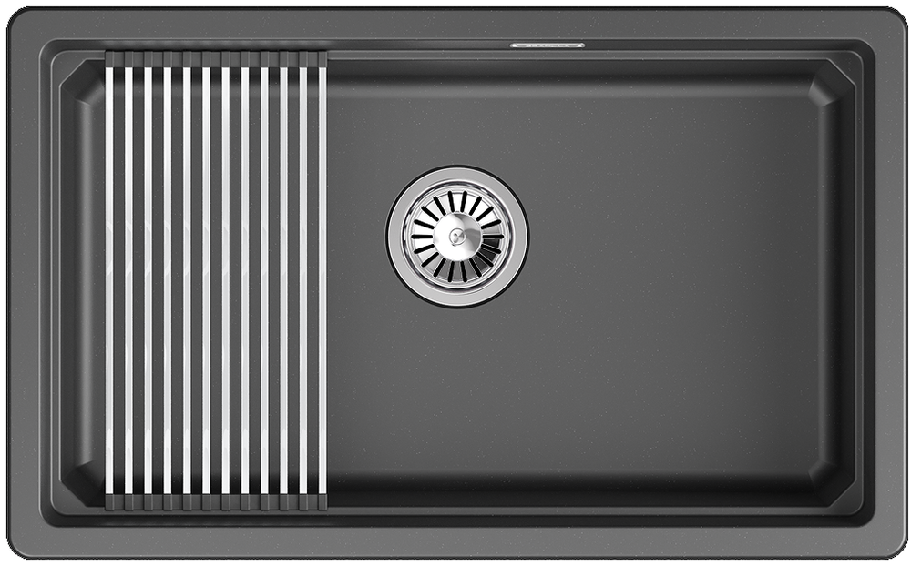 Детальное фото товара: GRANULA 7303iU мойка, гранит, шварц