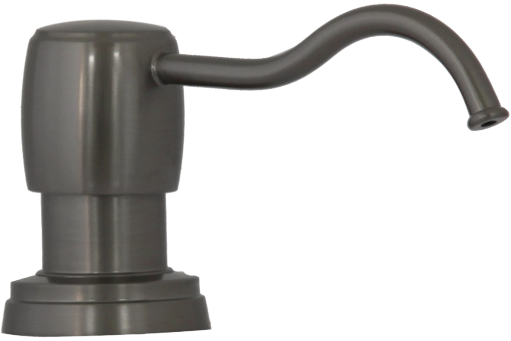 Фото товара: Seaman SSA-040 Gun Light (PVD, satin} дозатор для жидкого мыла, оружейная сталь светлая
