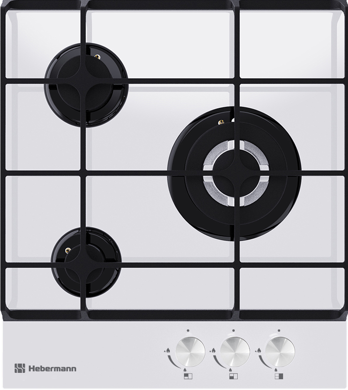 Фото товара: Hebermann HBGG 453.1 W газовая поверхность