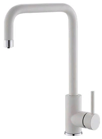 Фото товара: ALVEUS DUAL G11 ARCTIC, смеситель, гранит, белый
