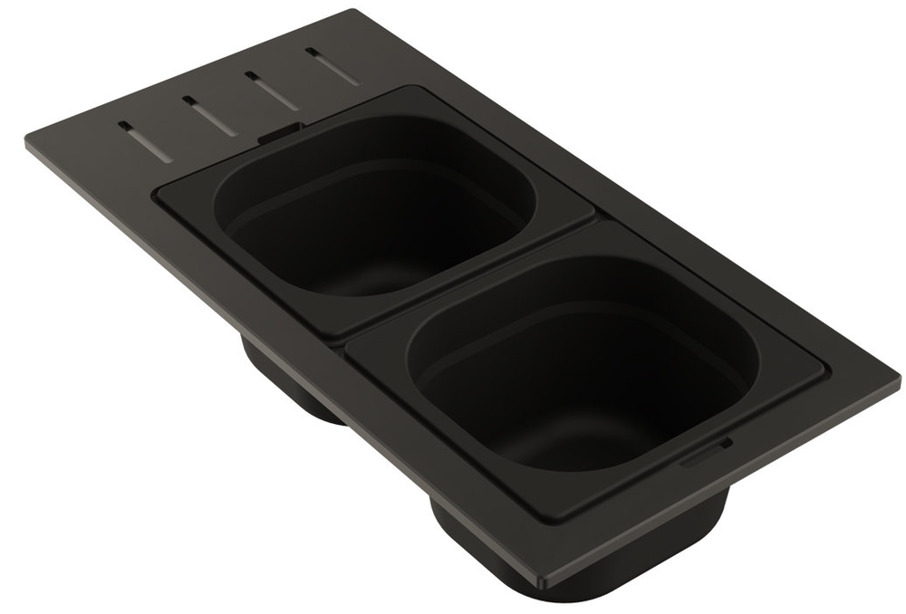 Фото товара: Omoikiri DC-02-2-GB, контейнер, нержавеющая сталь/графит