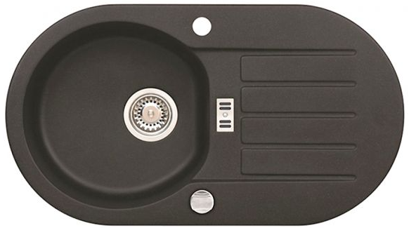 Фото товара: ALVEUS NIAGARA 40, мойка, гранит, черный (с сифоном 1105297)