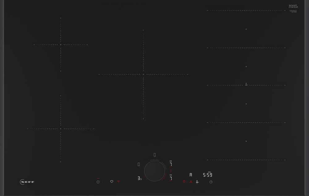 Детальное фото товара: NEFF T68YYV4C0 индукционная поверхность