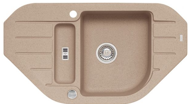 ALVEUS NIAGARA 60, мойка, гранит, бежевый (с сифоном 1105297) Фото товара: ALVEUS NIAGARA 60, мойка, гранит, бежевый (с сифоном 1105297)