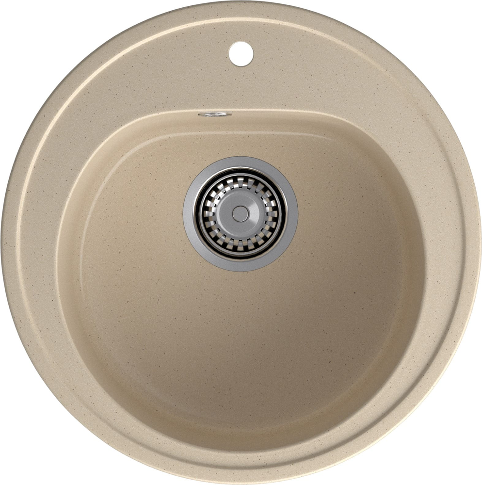 Фото товара: GranFest RONDO GF-R-510, мойка, мрамор, кашемир