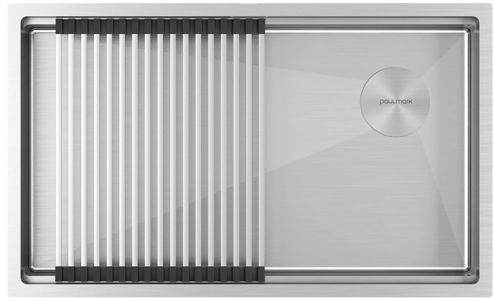 Фото товара: Paulmark NEXT-PRO 74 UNI, мойка, нержавеющая сталь брашированная