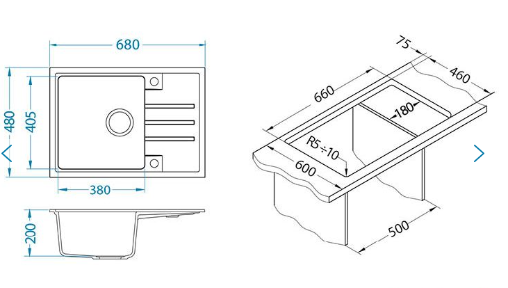 ALVEUS INTERMEZZO 40 G11 ARCTIC, мойка, гранит, белый (в комплекте с сифоном 1117292) Детальное фото товара: ALVEUS INTERMEZZO 40 G11 ARCTIC, мойка, гранит, белый (в комплекте с сифоном 1117292)