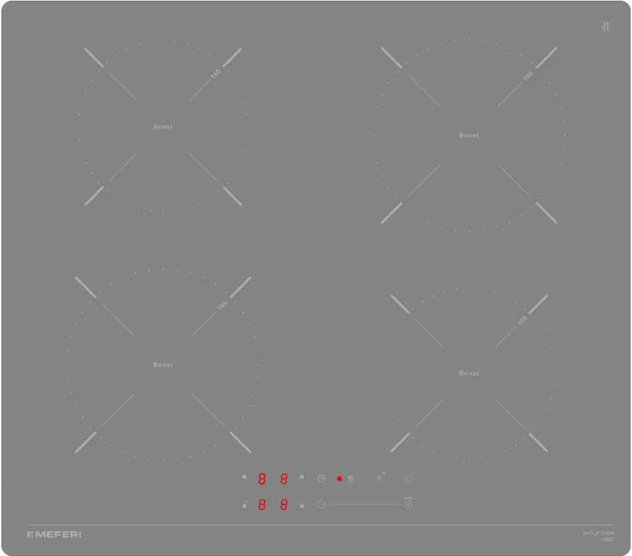Фото товара: MEFERI MIH604GR POWER индукционная поверхность