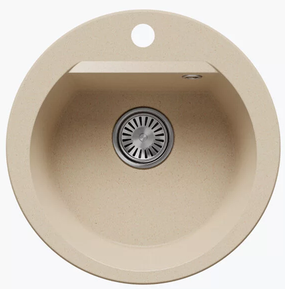 Фото товара: Polygran ATOL-520, мойка, мрамор, опал 328