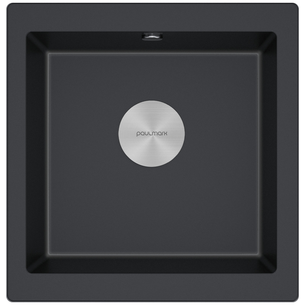 Фото товара: Paulmark GERA 50, мойка, гранит, черный металлик