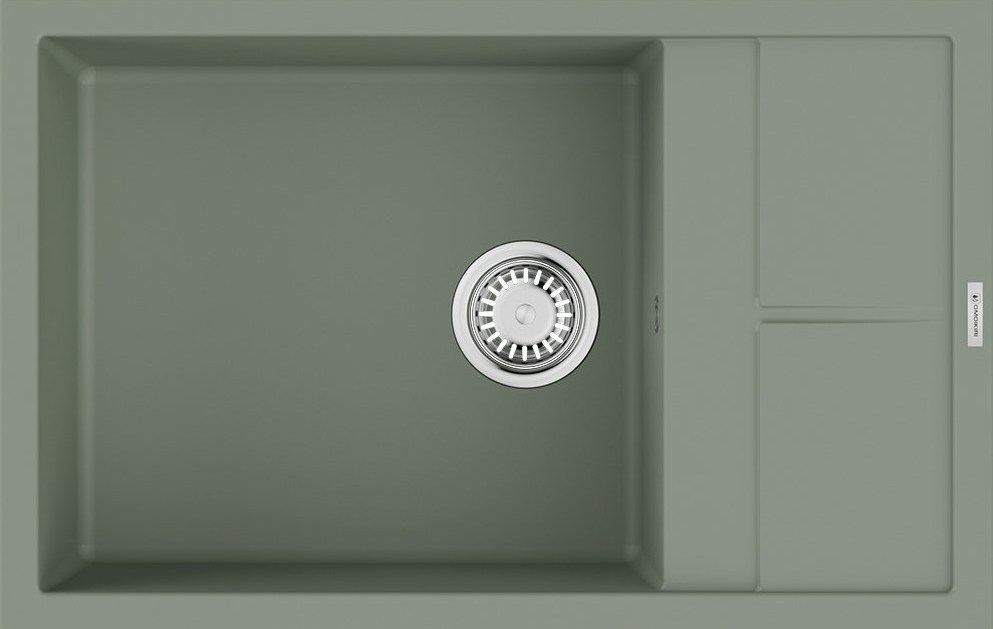 Фото товара: Omoikiri Sumi 78A-LB-WG, мойка, керамика, ветреный зеленый
